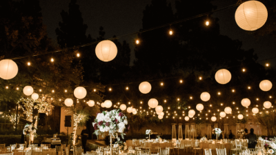 Outdoor decor for wedding