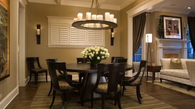 Round Dining Room Table Decor Ideas