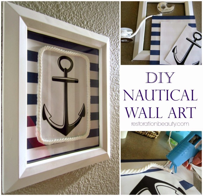 Outdoor coastal wall decor