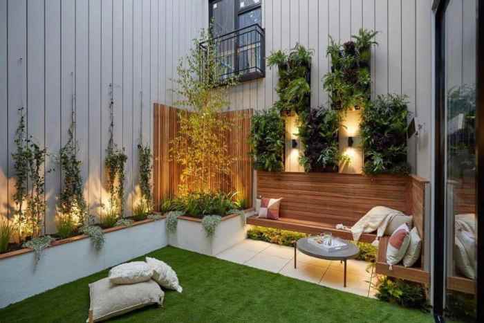 Beautiful outdoor garden decor