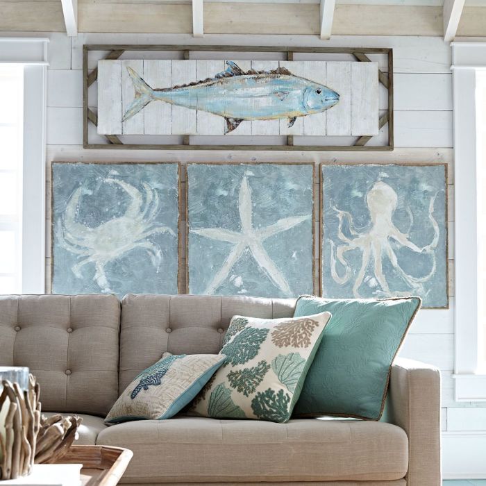 Outdoor coastal wall decor