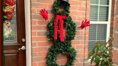 Easy diy outdoor christmas decor